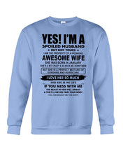 Load image into Gallery viewer, I'm A Spoiled Husband But Not Yours - Awesome Wife Who Was Born In January Sweatshirt
