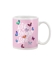 Load image into Gallery viewer, Butterfly Live Laugh Love Gift For Lover Mug
