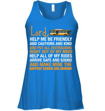 Load image into Gallery viewer, Lord Help Me Be Friendly And Cautions And Kind Gift Ladies Flowy Tank
