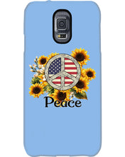 Load image into Gallery viewer, Peace Sign Sunflower Birthday Gift For Girls Phone case
