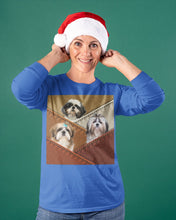 Load image into Gallery viewer, Three Cute Shih Tzu In Bag Gift For Dog Lovers Unisex Long Sleeve
