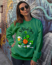 Load image into Gallery viewer, Basketball Saint Patrick's Day Gift For Basketball Lovers Sweatshirt
