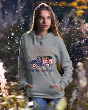 Load image into Gallery viewer, America 4th Of July Truck Pug Gift For Dog Lovers Hoodie
