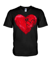 Load image into Gallery viewer, Market Trendz Nurse Heart Gift For Friends Who A Nurse Guys V-Neck
