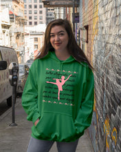 Load image into Gallery viewer, Ballet Words Pink Pattern Gift For Ballet Dancer Hoodie
