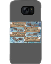 Load image into Gallery viewer, Do What Makes You Happy With Bats Gift For Girls Phone case
