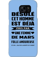 Load image into Gallery viewer, Désolé Cet Homme Est Déjà Pris Par Une Femme De Mars Birthday Gift Phone case
