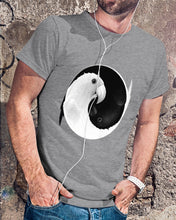 Load image into Gallery viewer, Vintage Funny Parrot Yinyang Black Anf White Gift For Parrot Lovers Guys Tee
