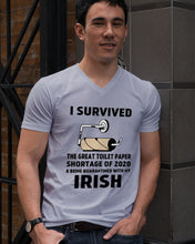Load image into Gallery viewer, Toilet Paper Shortage Of 2020 Being Quarantined With My   Irish  Personalized Nation Guys V-Neck
