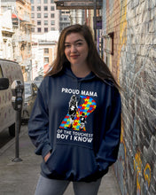 Load image into Gallery viewer, Proud Mama Of The Touchest Boy I Know Autism's Day Gift Hoodie
