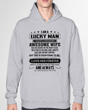 Load image into Gallery viewer, She Is Everything To Me My Freaking Awesome Wife Gift For Family Hoodie
