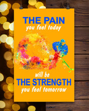 Load image into Gallery viewer, The Pain You Feel Today Will Be The Strength Gift For Women Vertical Poster
