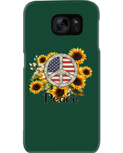 Load image into Gallery viewer, Peace Sign Sunflower Birthday Gift For Girls Phone case
