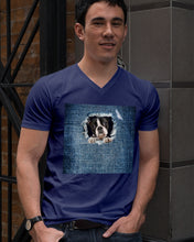 Load image into Gallery viewer, Blue Phone Case With Hole Gift For Boston Terrier Lovers Guys V-Neck
