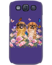 Load image into Gallery viewer, Pekingese With Peonies Gift For Dog Lovers Phone case
