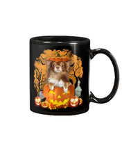 Load image into Gallery viewer, Chihuahua Book Pumpkin Halloween Gift For Dog Lovers Mug
