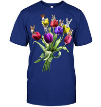 Load image into Gallery viewer, Vintage Funny Donkey With Tulip Trending For Donkey Lovers Guys Tee
