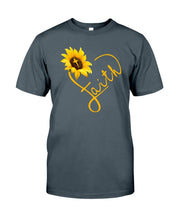 Load image into Gallery viewer, Black Phone Case Sunflower Faith Gift For Christians Guys Tee
