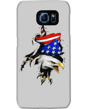 Load image into Gallery viewer, Eagle Giant Scratch USA Flag Gift For Women Phone case
