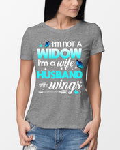 Load image into Gallery viewer, I'm A Wife Husband With Wings Trending Ladies Tee
