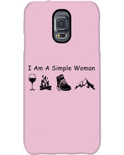 Load image into Gallery viewer, Simple Woman Loves Wine Camping Shoes And Climbing Phone case
