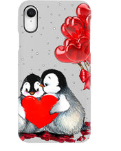 Load image into Gallery viewer, Penguin Forever Love With Red Heart Balloon Gift For Penguin Lovers Phone case
