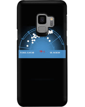 Load image into Gallery viewer, Pinpoint The Location In The Space Blue Phone case
