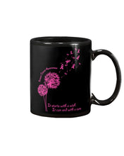 Load image into Gallery viewer, It Starts With A Wish Breast Cancer Awareness Meaningful Gift Mug
