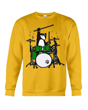 Load image into Gallery viewer, Funny Cat Playing Drums Great Gift For Cat Lovers Sweatshirt
