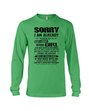 Load image into Gallery viewer, I'm Already Taken By December Sexy And Crazy Girl For Birthday Gift Unisex Long Sleeve
