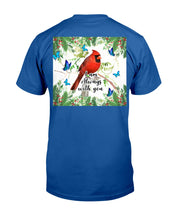 Load image into Gallery viewer, Scarlet Macaw With Butterflies I Am Always With You Gift For Lover Guys Tee
