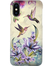 Load image into Gallery viewer, Humming Birds Flower Unique Custom Design Phone case
