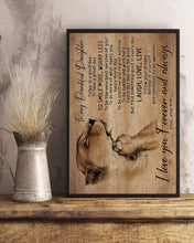Load image into Gallery viewer, Mom Gift For Daughter With Wonderful Words Laugh Love Live Vertical Poster
