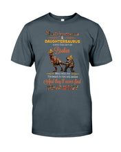 Load image into Gallery viewer, Daddysaurus Daughtersaurus A Bond That Can't Be Broken Guys Tee
