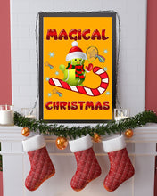 Load image into Gallery viewer, Tennis Players Magical Christmas Snowman Gift For Women Vertical Poster
