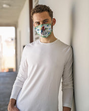 Load image into Gallery viewer, Scarlet Macaw With Butterflies I Am Always With You Gift For Lover Cloth Face Mask
