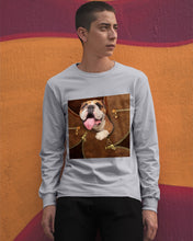 Load image into Gallery viewer, Bulldog In Cool Tote Bag Gift For Dog Lovers Unisex Long Sleeve
