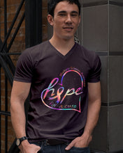 Load image into Gallery viewer, Hope For A Cure Multiple Sclerosis Awareness Guys V-Neck
