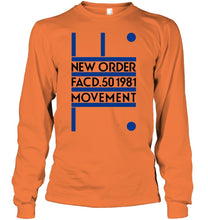 Load image into Gallery viewer, New Order Facd 501981 Movement Simple Unique Custom Design Unisex Long Sleeve
