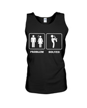 Load image into Gallery viewer, Vintage Funny Problem And Solved Gift For Saxophone Musicians Unisex Tank Top
