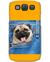 Load image into Gallery viewer, baby Pug In Denim Pocket Gift For Dog Lovers Phone case

