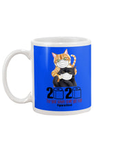 Load image into Gallery viewer, 2020 The Year When Shit Got Real Trending For Cat Lovers Mug
