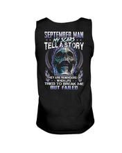 Load image into Gallery viewer, September Man My Scars Tell A Story They Are Reminders Of When Life Unisex Tank Top

