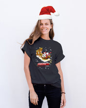 Load image into Gallery viewer, Baseball Xmas Sleigh Loading Gift For Baseball Lovers Guys Tee
