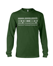 Load image into Gallery viewer, Vintage Funny Guitar Chords Custom Gift For Guitar Lovers Unisex Long Sleeve
