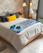 Load image into Gallery viewer, When I Tell You I Love You Butterflies Dad Gift For Daughter Sherpa Blanket
