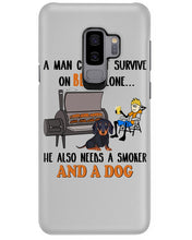 Load image into Gallery viewer, A Man Loves Beer And Dachshund Gift For Dog Lovers Phone case
