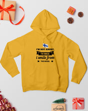 Load image into Gallery viewer, I'm Not Angry I'm Finnish I Smile From The Inside Trending Hoodie
