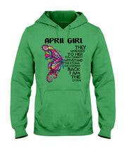 Load image into Gallery viewer, Birthday Gift For April Girl They Whispered To Her - I'm The Storm Hoodie
