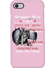 Load image into Gallery viewer, October Man Son Of God Birthday Meaningful Gift For Men Phone case
